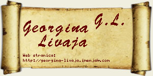Georgina Livaja vizit kartica